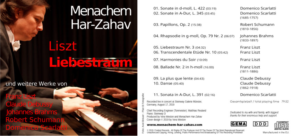Har-Zahav CD Liebestraum
